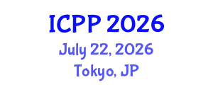 International Conference on Pharmacy and Pharmacology (ICPP) July 22, 2026 - Tokyo, Japan