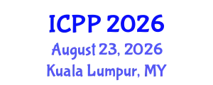 International Conference on Pharmacy and Pharmacology (ICPP) August 23, 2026 - Kuala Lumpur, Malaysia