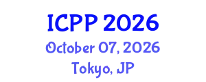 International Conference on Pharmacy and Pharmacology (ICPP) October 07, 2026 - Tokyo, Japan