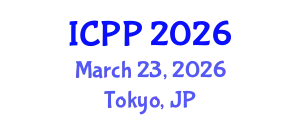 International Conference on Pharmacy and Pharmacology (ICPP) March 23, 2026 - Tokyo, Japan