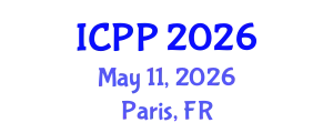 International Conference on Pharmacy and Pharmacology (ICPP) May 11, 2026 - Paris, France