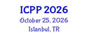 International Conference on Pharmacy and Pharmacology (ICPP) October 25, 2026 - Istanbul, Turkey