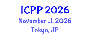 International Conference on Pharmacy and Pharmacology (ICPP) November 11, 2026 - Tokyo, Japan