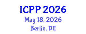 International Conference on Pharmacy and Pharmacology (ICPP) May 18, 2026 - Berlin, Germany