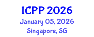 International Conference on Pharmacy and Pharmacology (ICPP) January 05, 2026 - Singapore, Singapore