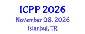 International Conference on Pharmacy and Pharmacology (ICPP) November 08, 2026 - Istanbul, Turkey