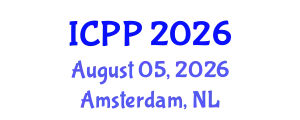 International Conference on Pharmacy and Pharmacology (ICPP) August 05, 2026 - Amsterdam, Netherlands