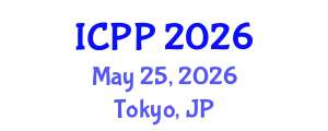 International Conference on Pharmacy and Pharmacology (ICPP) May 25, 2026 - Tokyo, Japan