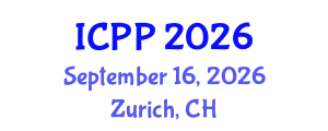 International Conference on Pharmacy and Pharmacology (ICPP) September 16, 2026 - Zurich, Switzerland