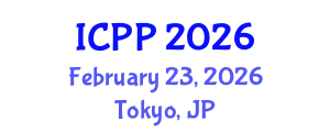 International Conference on Pharmacy and Pharmacology (ICPP) February 23, 2026 - Tokyo, Japan