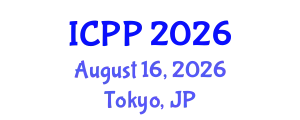 International Conference on Pharmacy and Pharmacology (ICPP) August 16, 2026 - Tokyo, Japan