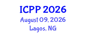 International Conference on Pharmacy and Pharmacology (ICPP) August 09, 2026 - Lagos, Nigeria