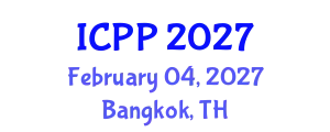 International Conference on Pharmacy and Pharmacology (ICPP) February 04, 2027 - Bangkok, Thailand