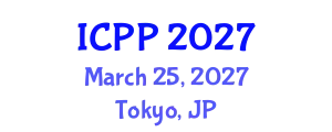 International Conference on Pharmacy and Pharmacology (ICPP) March 25, 2027 - Tokyo, Japan