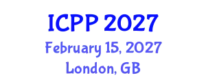 International Conference on Pharmacy and Pharmacology (ICPP) February 15, 2027 - London, United Kingdom