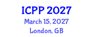 International Conference on Pharmacy and Pharmacology (ICPP) March 15, 2027 - London, United Kingdom