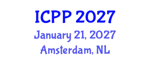 International Conference on Pharmacy and Pharmacology (ICPP) January 21, 2027 - Amsterdam, Netherlands