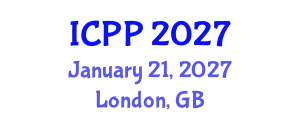 International Conference on Pharmacy and Pharmacology (ICPP) January 21, 2027 - London, United Kingdom