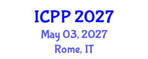 International Conference on Pharmacy and Pharmacology (ICPP) May 03, 2027 - Rome, Italy