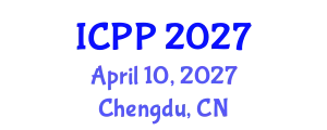 International Conference on Pharmacy and Pharmacology (ICPP) April 10, 2027 - Chengdu, China