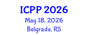 International Conference on Pharmacy and Pharmacology (ICPP) May 18, 2026 - Belgrade, Serbia