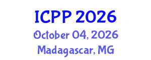 International Conference on Pharmacy and Pharmacology (ICPP) October 04, 2026 - Madagascar, Madagascar
