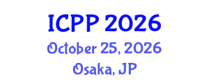 International Conference on Pharmacy and Pharmacology (ICPP) October 25, 2026 - Osaka, Japan