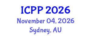 International Conference on Pharmacy and Pharmacology (ICPP) November 04, 2026 - Sydney, Australia