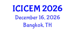 International Conference on Intensive Care and Emergency Medicine (ICICEM) December 16, 2026 - Bangkok, Thailand