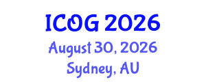 International Conference on Obstetrics and Gynaecology (ICOG) August 30, 2026 - Sydney, Australia