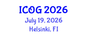 International Conference on Obstetrics and Gynaecology (ICOG) July 19, 2026 - Helsinki, Finland