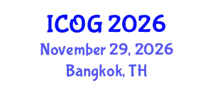 International Conference on Obstetrics and Gynaecology (ICOG) November 29, 2026 - Bangkok, Thailand