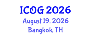 International Conference on Obstetrics and Gynaecology (ICOG) August 19, 2026 - Bangkok, Thailand