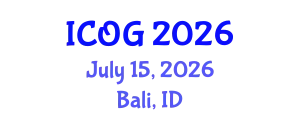 International Conference on Obstetrics and Gynaecology (ICOG) July 15, 2026 - Bali, Indonesia