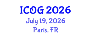 International Conference on Obstetrics and Gynaecology (ICOG) July 19, 2026 - Paris, France