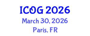 International Conference on Obstetrics and Gynaecology (ICOG) March 30, 2026 - Paris, France