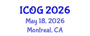 International Conference on Obstetrics and Gynaecology (ICOG) May 18, 2026 - Montreal, Canada