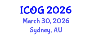 International Conference on Obstetrics and Gynaecology (ICOG) March 30, 2026 - Sydney, Australia