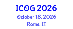 International Conference on Obstetrics and Gynaecology (ICOG) October 18, 2026 - Rome, Italy