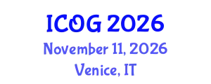 International Conference on Obstetrics and Gynaecology (ICOG) November 11, 2026 - Venice, Italy