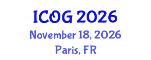 International Conference on Obstetrics and Gynaecology (ICOG) November 18, 2026 - Paris, France