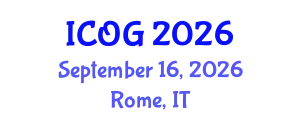 International Conference on Obstetrics and Gynaecology (ICOG) September 16, 2026 - Rome, Italy