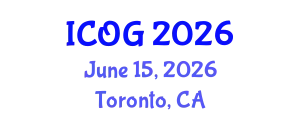 International Conference on Obstetrics and Gynaecology (ICOG) June 15, 2026 - Toronto, Canada