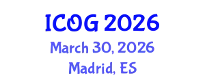 International Conference on Obstetrics and Gynaecology (ICOG) March 30, 2026 - Madrid, Spain