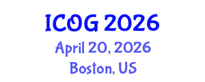 International Conference on Obstetrics and Gynaecology (ICOG) April 20, 2026 - Boston, United States