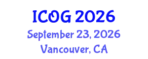 International Conference on Obstetrics and Gynaecology (ICOG) September 23, 2026 - Vancouver, Canada