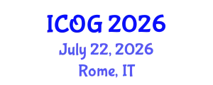 International Conference on Obstetrics and Gynaecology (ICOG) July 22, 2026 - Rome, Italy