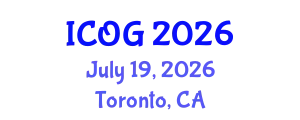 International Conference on Obstetrics and Gynaecology (ICOG) July 19, 2026 - Toronto, Canada