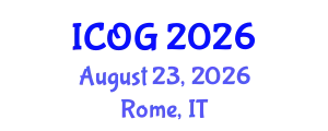 International Conference on Obstetrics and Gynaecology (ICOG) August 23, 2026 - Rome, Italy