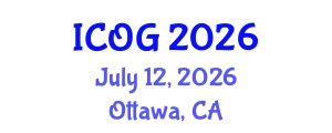 International Conference on Obstetrics and Gynaecology (ICOG) July 12, 2026 - Ottawa, Canada